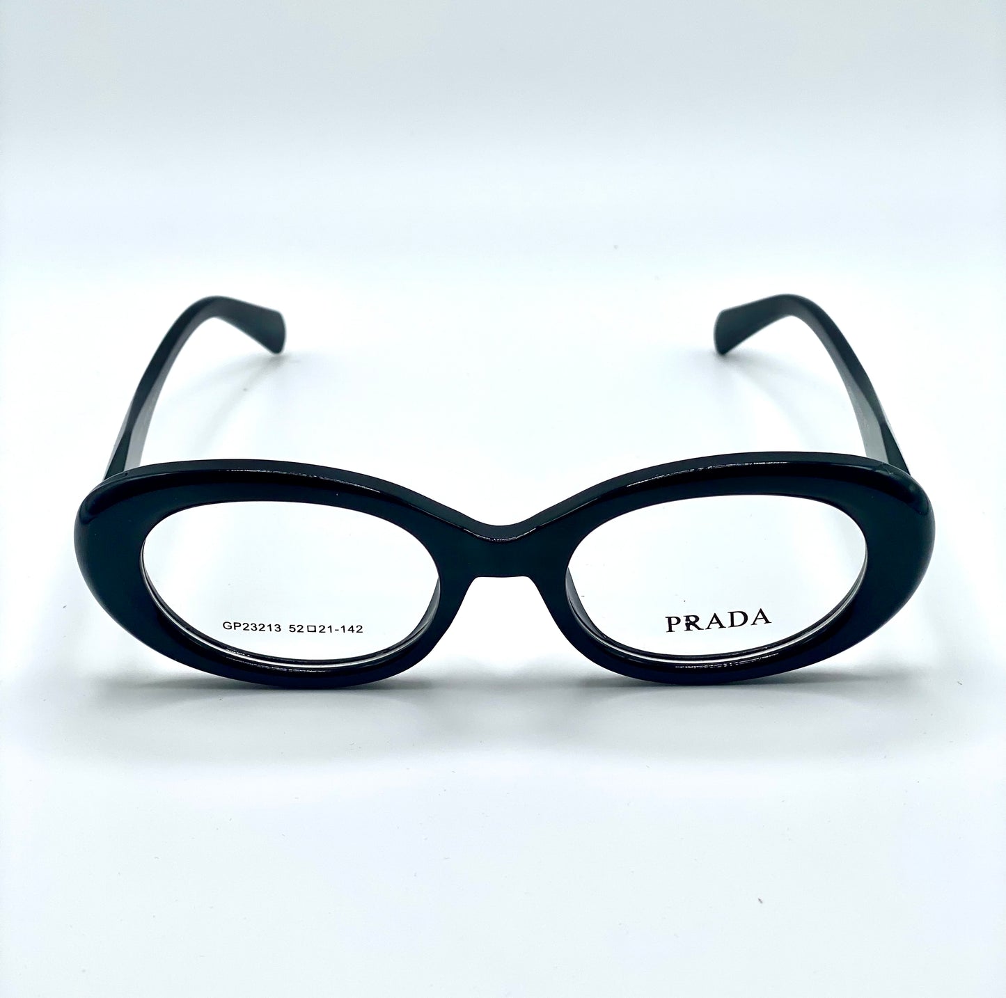 Prada Women Eyeglasses Frame Black Plastic Frame