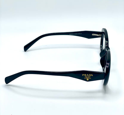 Prada Women Eyeglasses Frame Black Plastic Frame