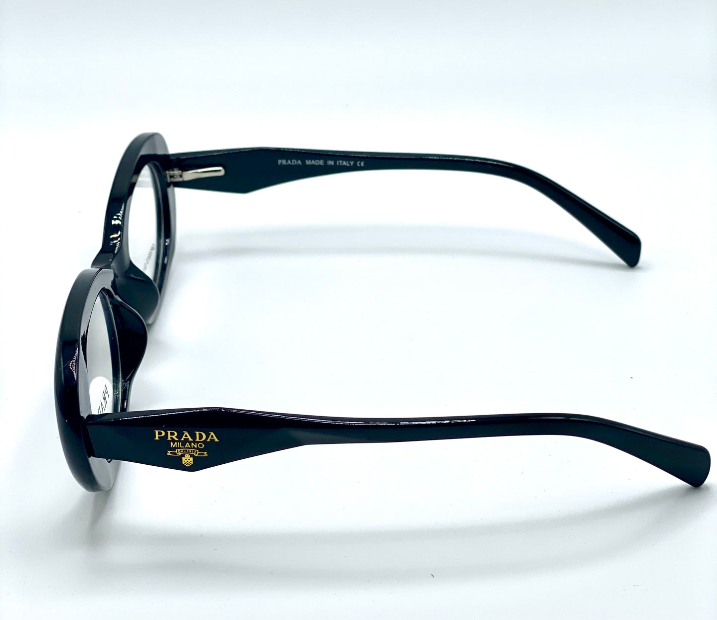 Prada Women Eyeglasses Frame Black Plastic Frame