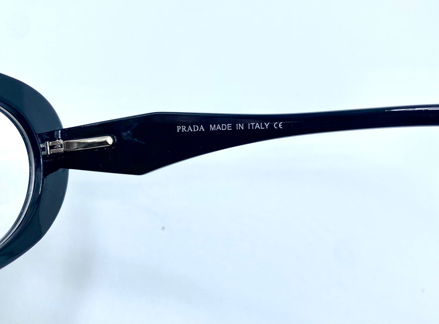 Prada Women Eyeglasses Frame Black Plastic Frame