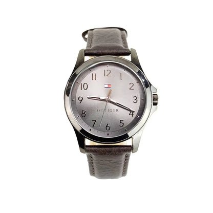 Tommy Hilfiger The Essentials Brown Strap Grey Dial Watch